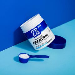 USN Pure Creatine Monohydrate. It boosts muscle growth, speeds recovery, and enhances performance.