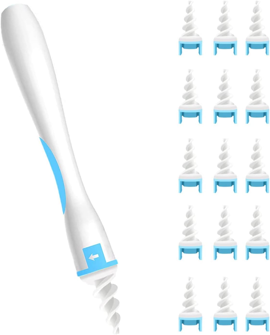 Ear Wax Cleaners - Silicone Safe Soft Ear Wax Remover with 16 Pcs Replacement Tips for Adults & Kids