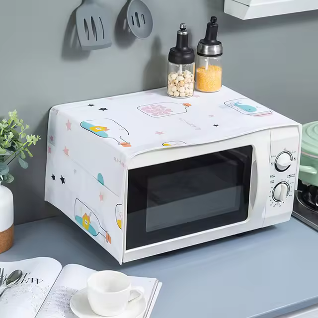 Smaler Microwave Dust Microwave Oven Dust Proof Multi-Purpose Microwave Oven Top Microwave Oven Hood Kitchen Accessories