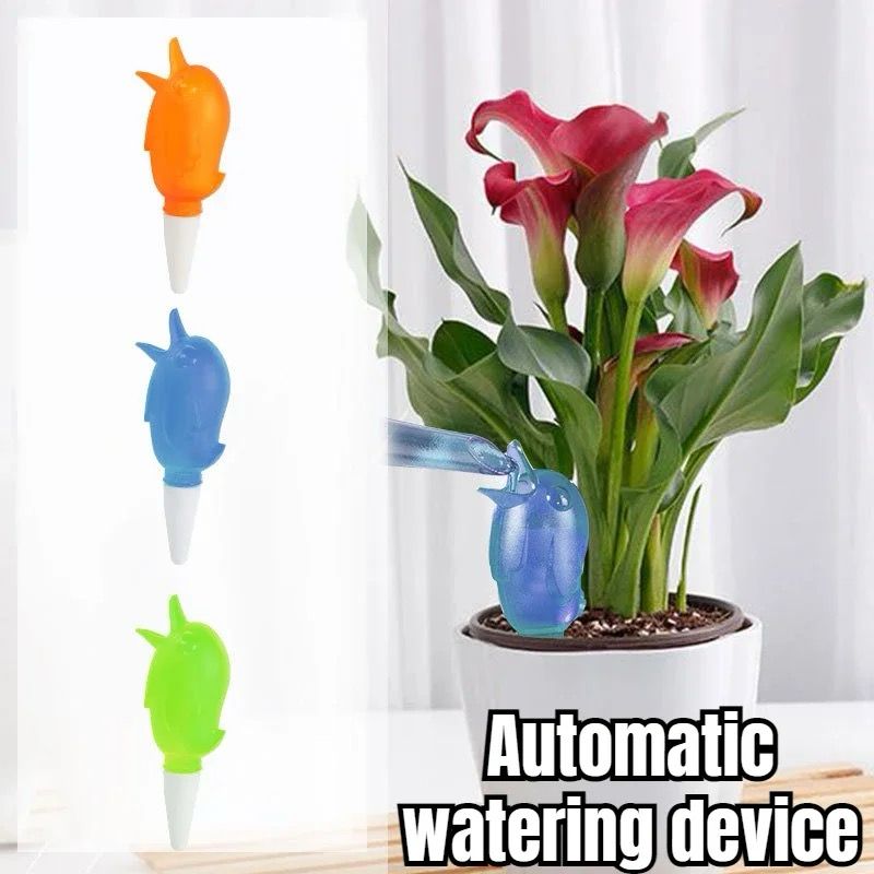 Garden Automatic Watering Tool Cute Birds Indoor Drip Irrigation Watering Device Bird Shape for Houseplant Indoor Household, 3pcs