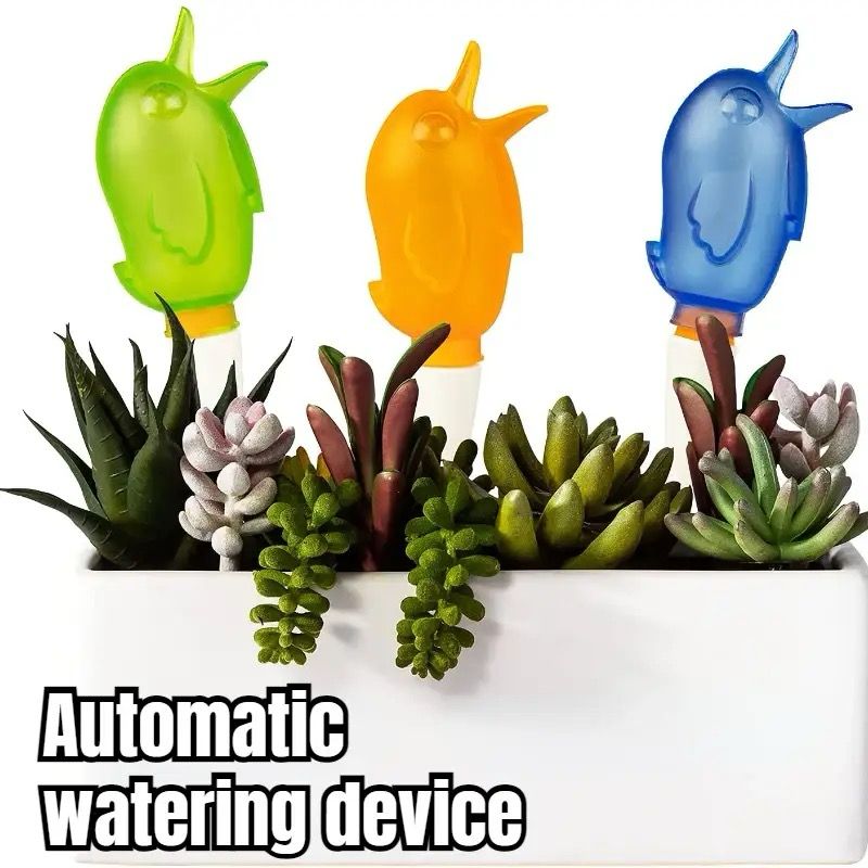 Garden Automatic Watering Tool Cute Birds Indoor Drip Irrigation Watering Device Bird Shape for Houseplant Indoor Household, 3pcs