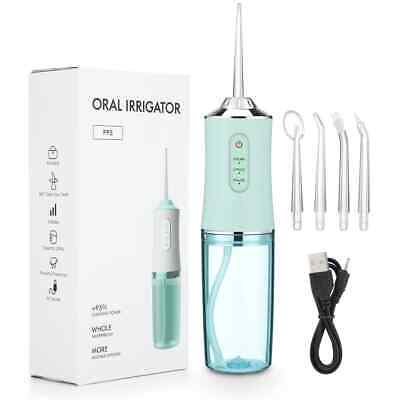 SINGLE NOZZLE ORAL IRRIGATOR DENTAL FLOSSER USB RECHARGEABLE