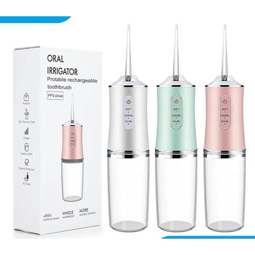 SINGLE NOZZLE ORAL IRRIGATOR DENTAL FLOSSER USB RECHARGEABLE