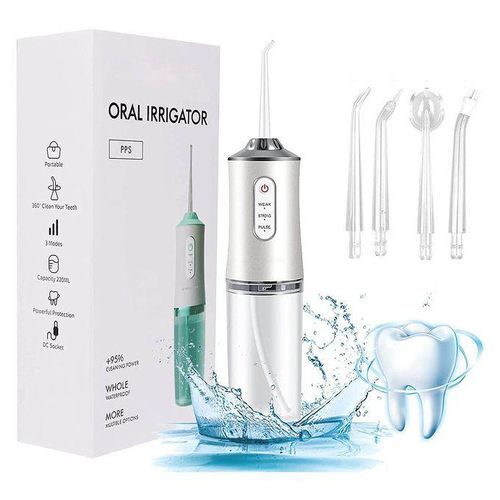 SINGLE NOZZLE ORAL IRRIGATOR DENTAL FLOSSER USB RECHARGEABLE