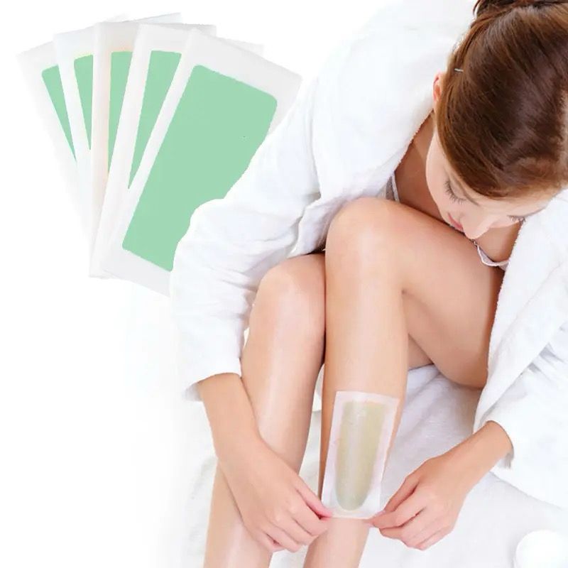Professional Hair Removal Wax Strips Depilation Double Sided Wax Paper 40strips