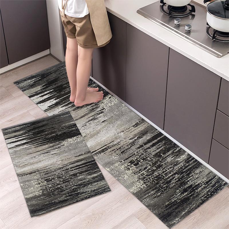 2pcs Modern Anti-slip Kitchen Mats