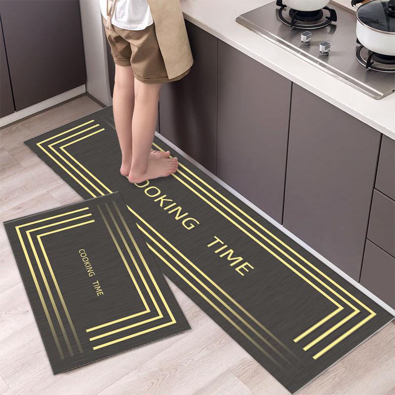 2pcs Modern Anti-slip Kitchen Mats