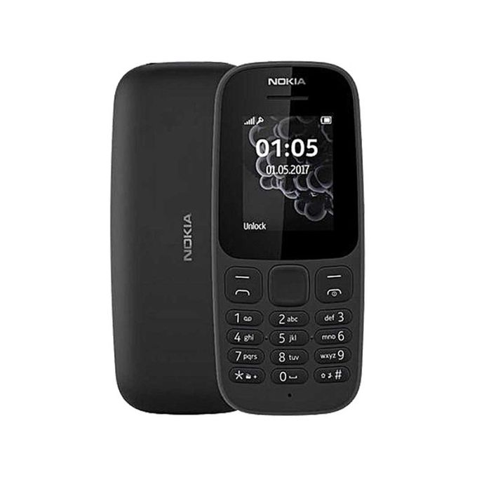 Nokia 105, 1.77" screen, Dual SIM, Feature phone with FM and Torch