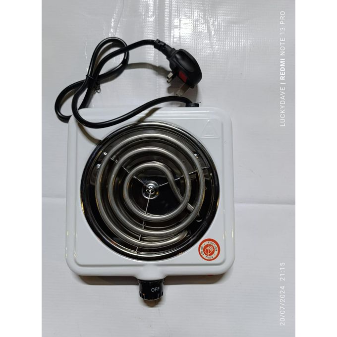 Electric Cooker / Single Spiral Coil Hotplate This Single Burner is Small and Compact Perfect for Travel. Can Be Used for Cooking Outdoors or in the Office. Can Be Use