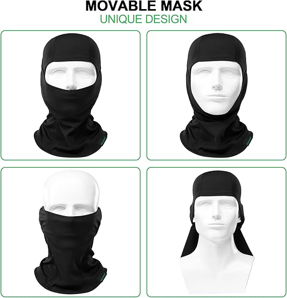 Unisex Mask Ski Cycling Sports Outdoor Activities Breathable Windproof Waterproof Anti-UV Stretch Face Mask balaclava