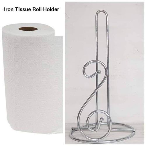 Kitchen Serviette Napkin Roll Paper Towel Tissue Holder
[SILVER]