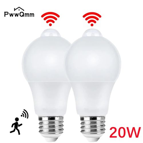 E27 LED Bulb PIR Motion Sensor 110V 220V 12W 15W 18W Dusk Dawn LED Light Lamps Spotlights Night Light For Home Stair Hallway