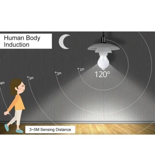 E27 LED Bulb PIR Motion Sensor 110V 220V 12W 15W 18W Dusk Dawn LED Light Lamps Spotlights Night Light For Home Stair Hallway