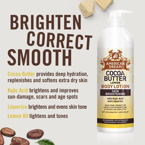 American Dream Cocoa Butter Lemon Body Lotion 500ml