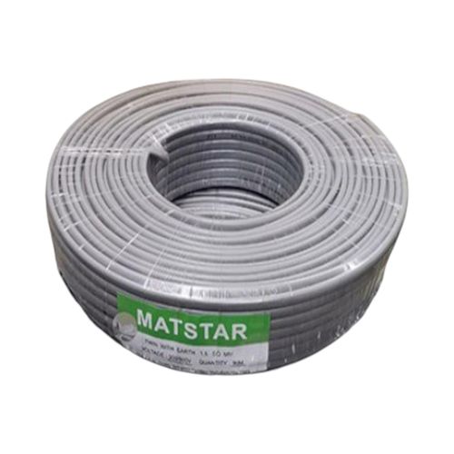 Mat Star 1.5 Twin Cable With Earth Flat Power Electrical Cable