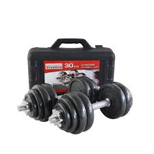 30KGADJUSTABLE CHROME DUMBELL WEIGHT SET