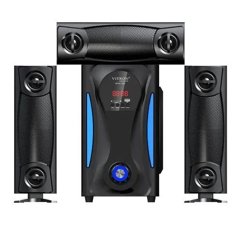 Vitron V643 3.1CH X-Bass Home Theatre System with Remote Control Bluetooth Woofer Speaker System Subwoofer Home Audilo System USB SD MP3 FM Radio 10000W