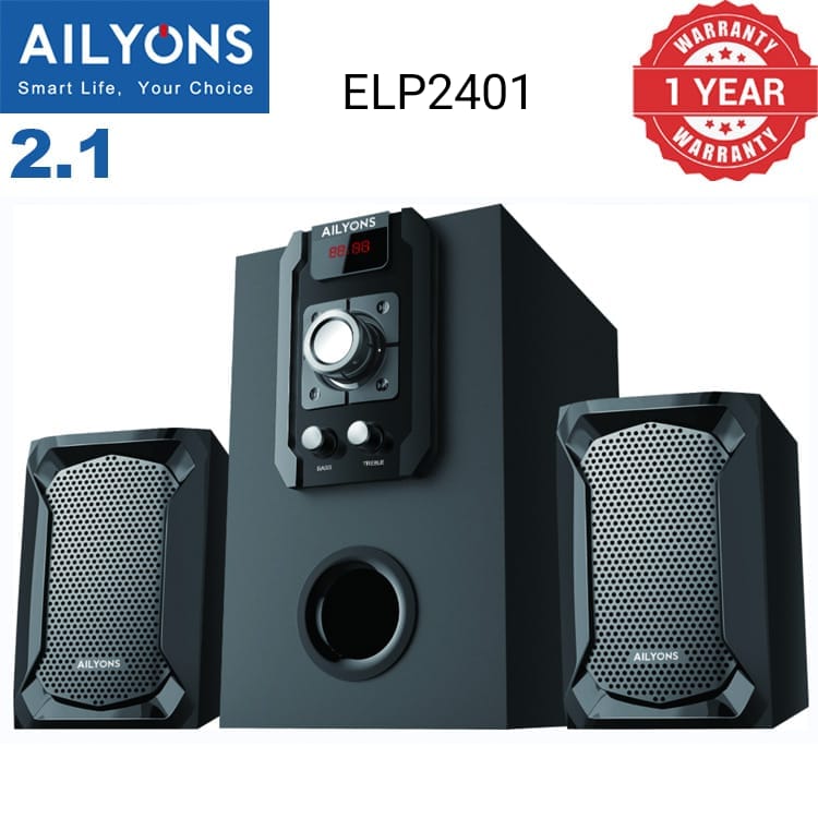 AILYONS ELP2401K 2.1CH Multi Media Speaker System Woofer-18000W PMPO