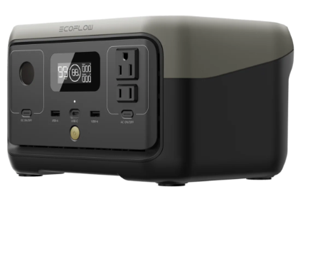 [Hot Deals] EcoFlow RIVER 2 Portable Power Station  256Wh LiFePO4 Battery Fast Charging Lightweight Backup for Camping & Emergency Power