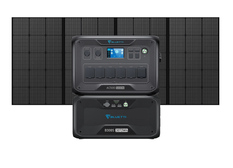 [HOT DEALS] BLUETTI AC500 & B300S Home Battery Backup 5,000W Inverter 16,384Wh Expandable LiFePO4 Battery Solar & AC Charging Off-Grid & Emergency Power Solution