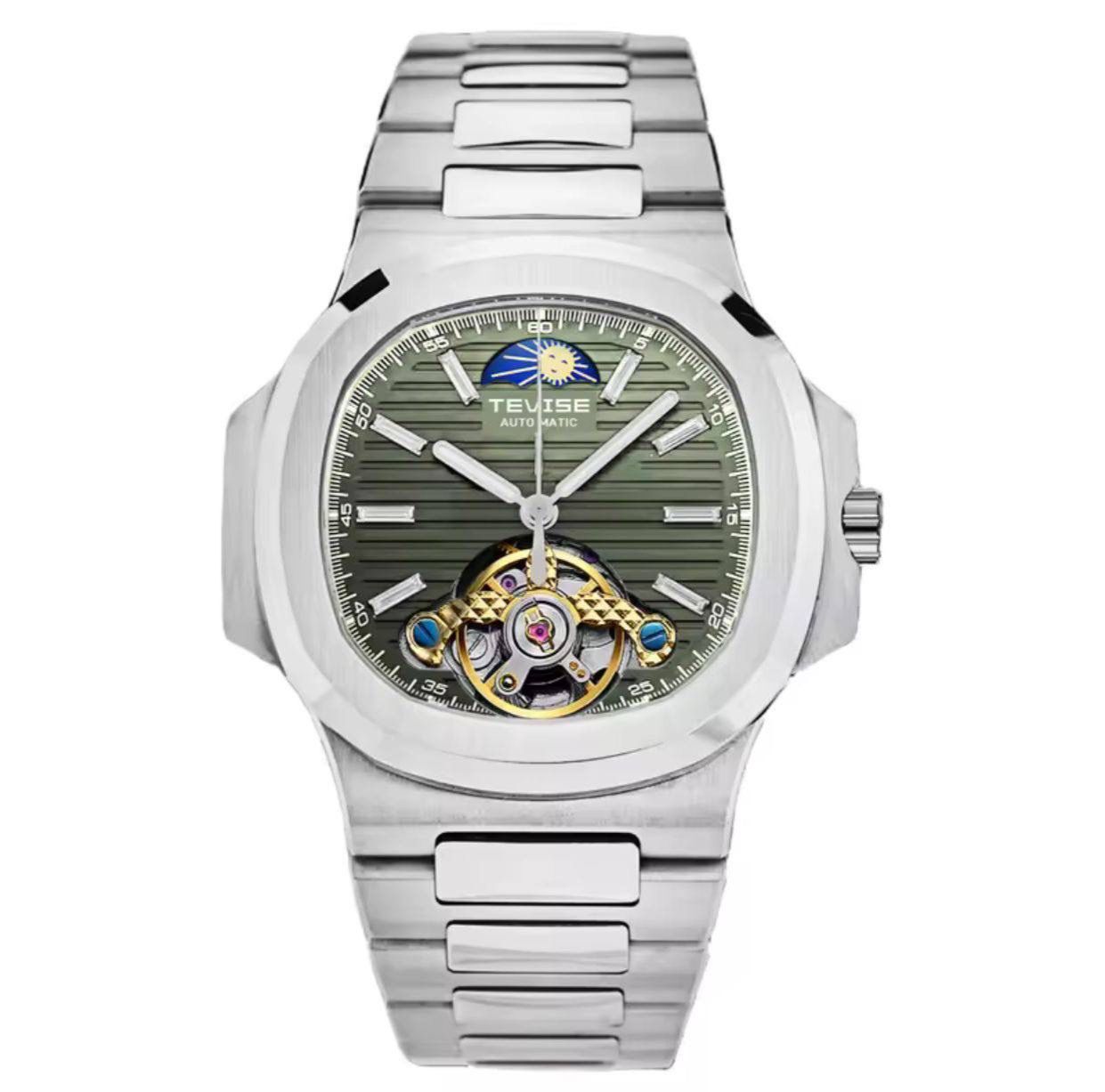 TEVISE AUTOMATIC GENTS WATCH #T01C. Experience the perfect blend of elegance, craftsmanship, and performance with the TEVISE Automatic Gents Watch #T01C — built for the modern man who values precision