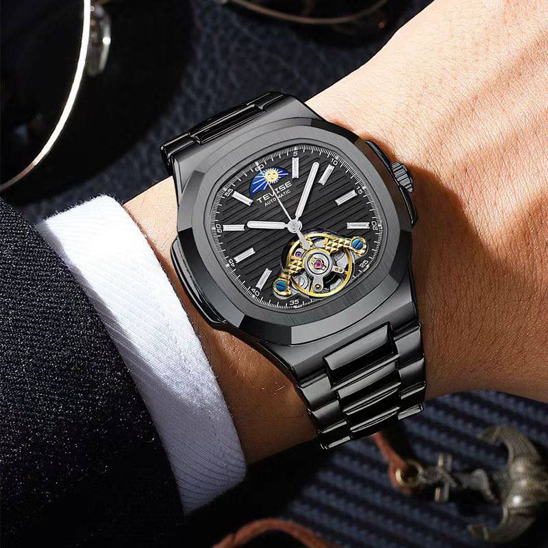 TEVISE AUTOMATIC GENTS WATCH #T01C. Experience the perfect blend of elegance, craftsmanship, and performance with the TEVISE Automatic Gents Watch #T01C — built for the modern man who values precision