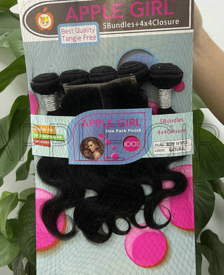 100% real human hair bundles with 4*4 lace closure 5pcs bundle+4*4 closure set straight body wave kinky curly jerry curly hair bundles