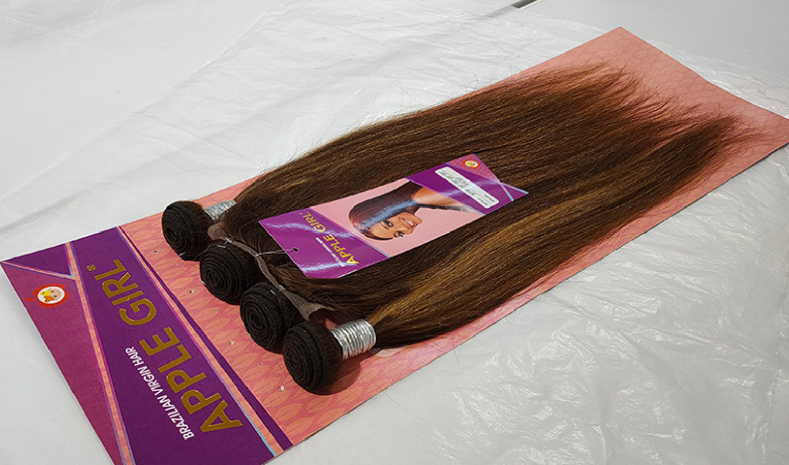 5pcs Set Packet Human hair bundles with 4*4 closure piano color 4/27 straight boday wave kinky curly huar bundles