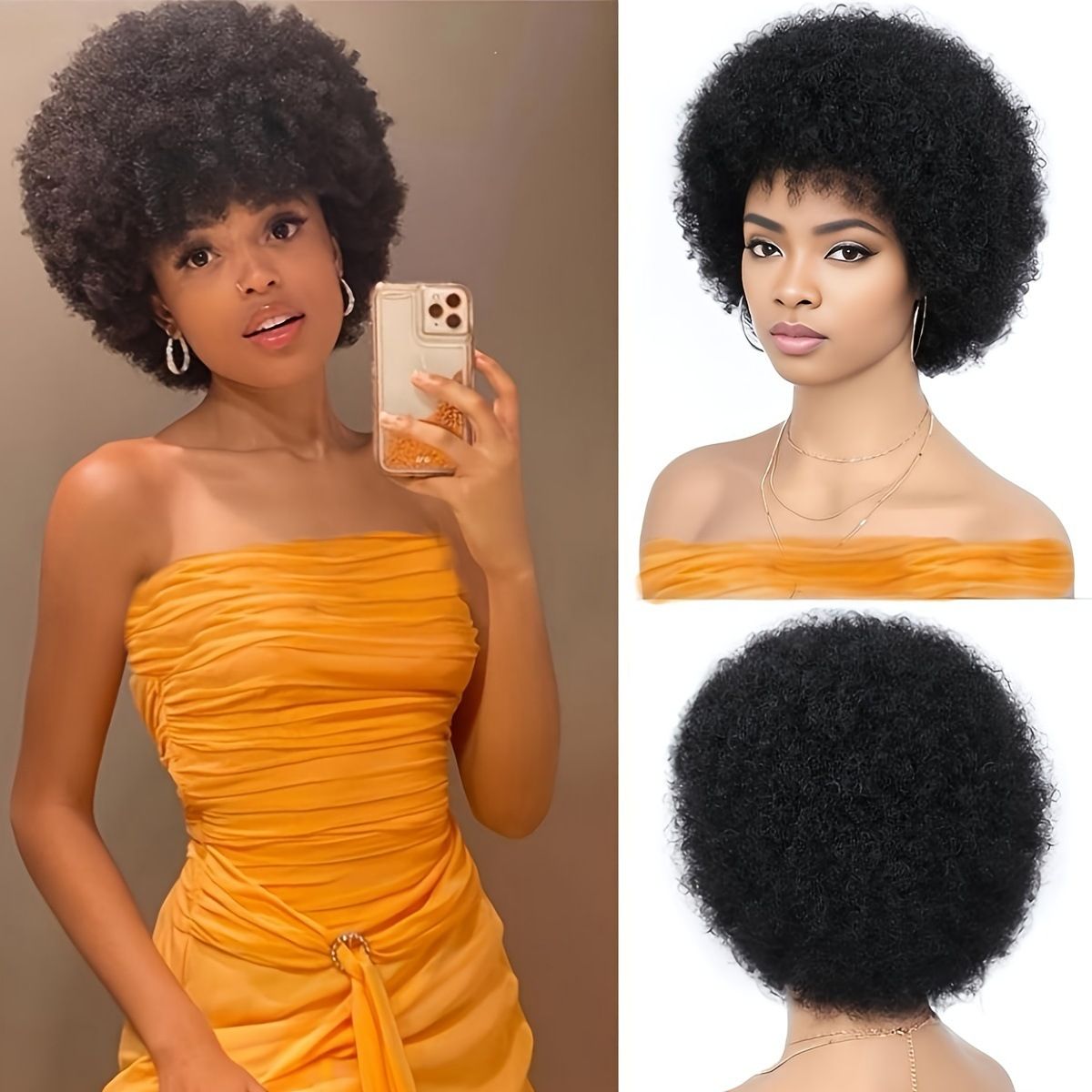 Africa sythentic hair wig curly short hair explode hair wig 10" short hair wig