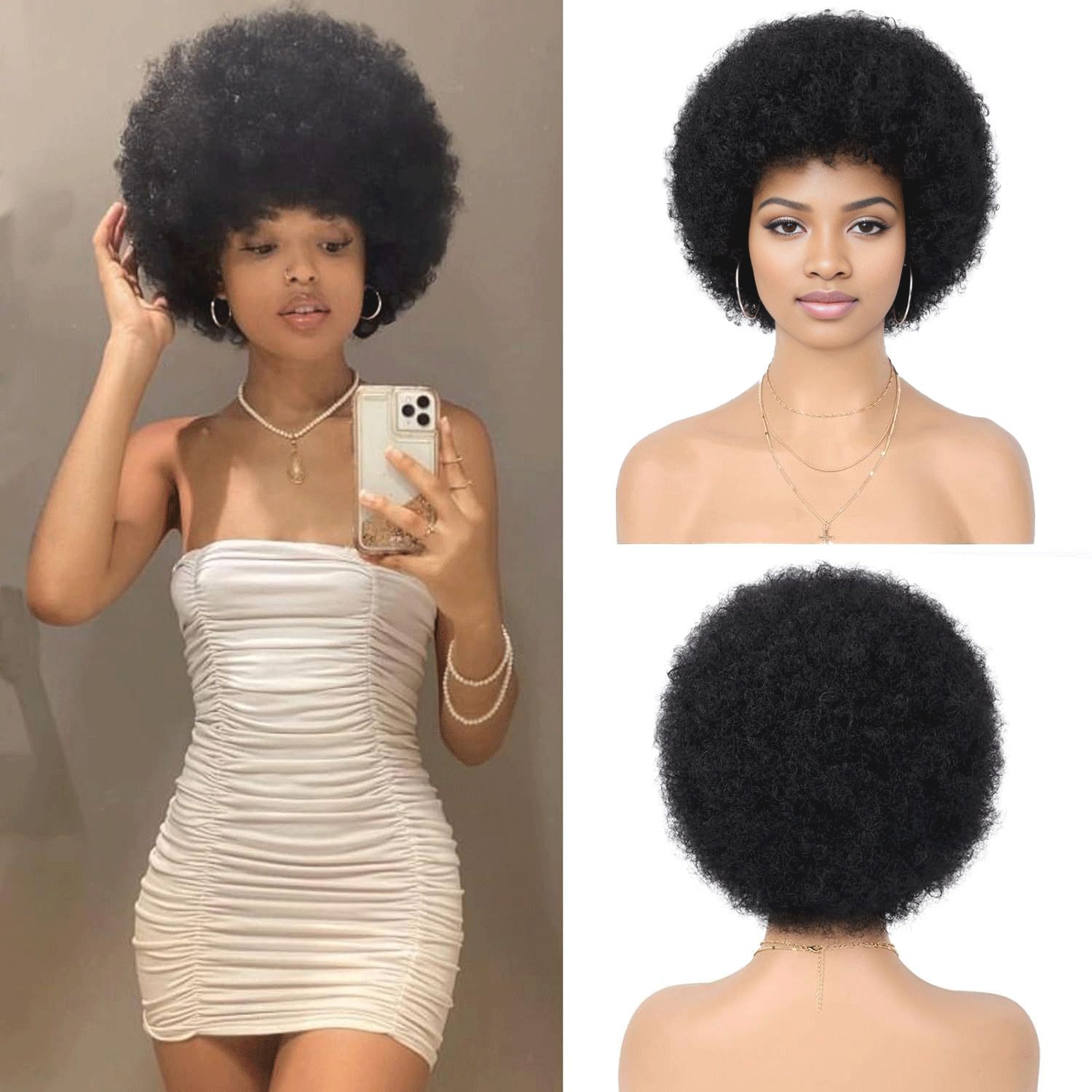 Africa sythentic hair wig curly short hair explode hair wig 10" short hair wig