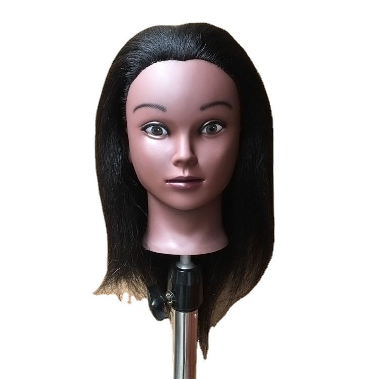 Mannequin head Training head dummy head with hair for practise cutting