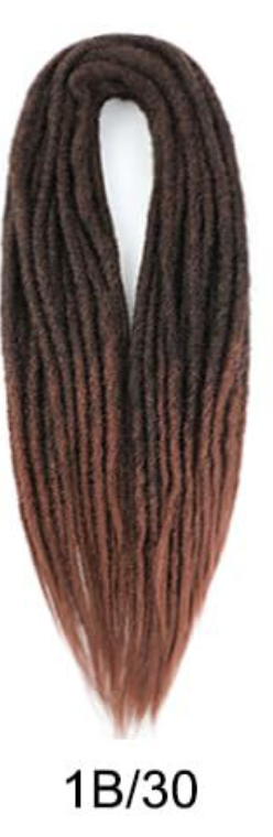 Hot-selling European and American synthetic fiber crochet dreadlock double braids double-tail dreadlocks