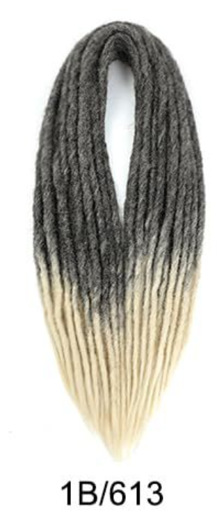 Hot-selling European and American synthetic fiber crochet dreadlock double braids double-tail dreadlocks