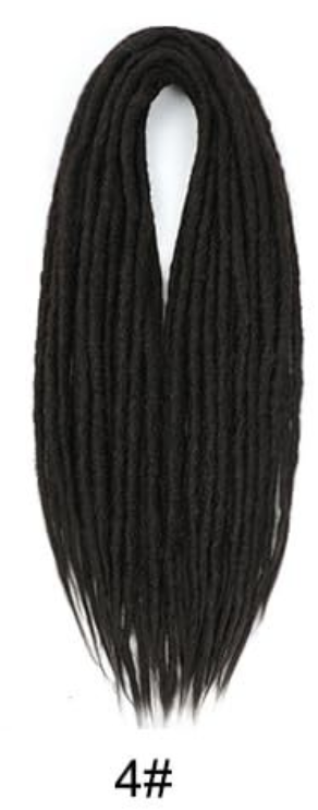 Hot-selling European and American synthetic fiber crochet dreadlock double braids double-tail dreadlocks