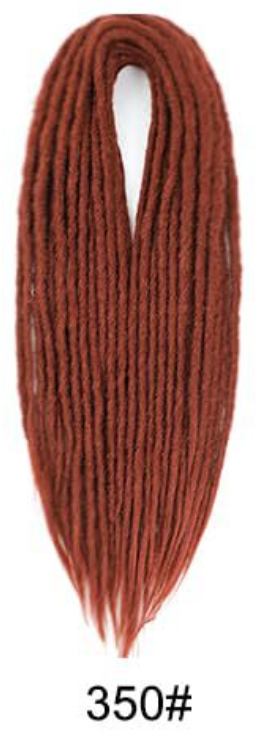 Hot-selling European and American synthetic fiber crochet dreadlock double braids double-tail dreadlocks