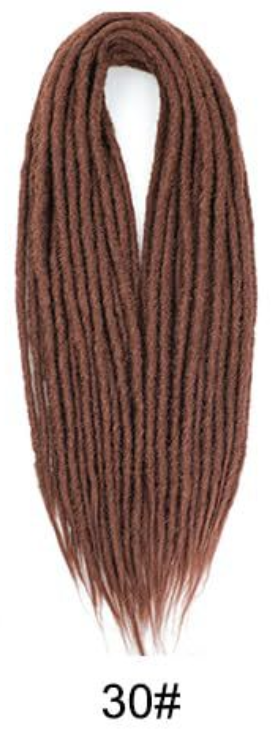 Hot-selling European and American synthetic fiber crochet dreadlock double braids double-tail dreadlocks