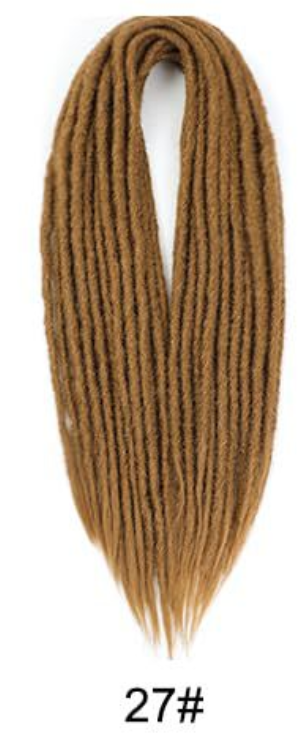 Hot-selling European and American synthetic fiber crochet dreadlock double braids double-tail dreadlocks