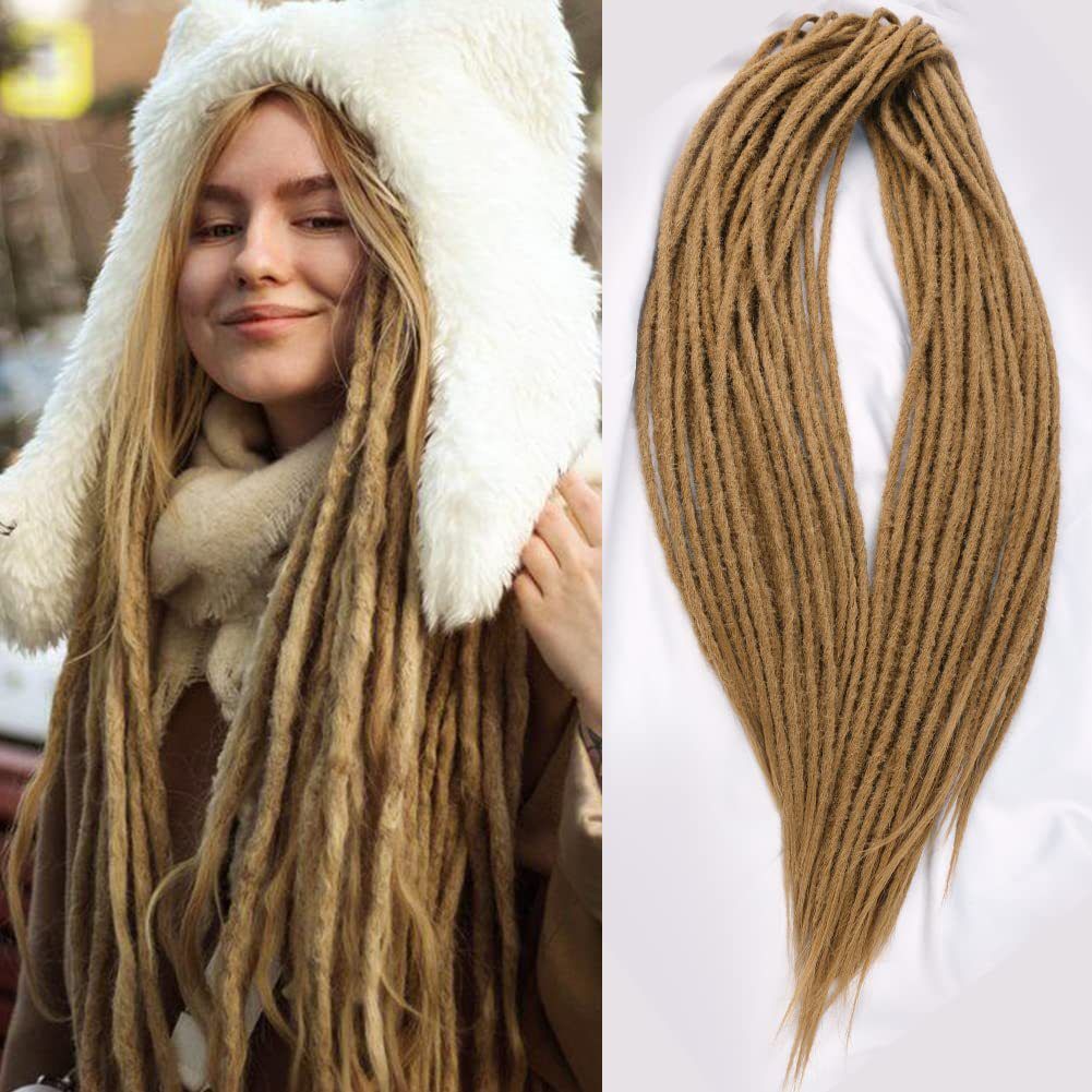 Hot-selling European and American synthetic fiber crochet dreadlock double braids double-tail dreadlocks