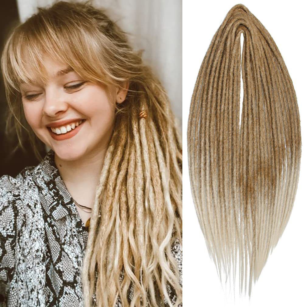 Hot-selling European and American synthetic fiber crochet dreadlock double braids double-tail dreadlocks