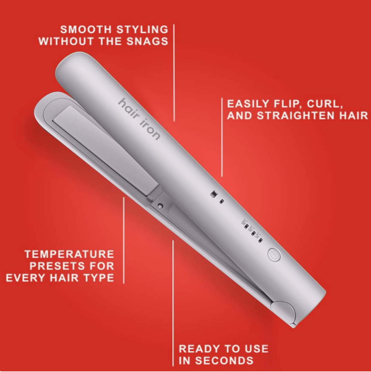 Wireless small clamp straight roll dual-use bangs straightening straight clamp women's charging portable MINI wholesale straightener hair iron