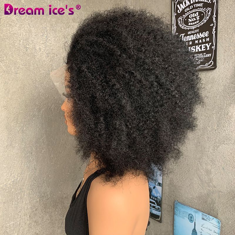 African Explosion Head Mixed Front Lace Wig 13*4 Lace Frontal Wig