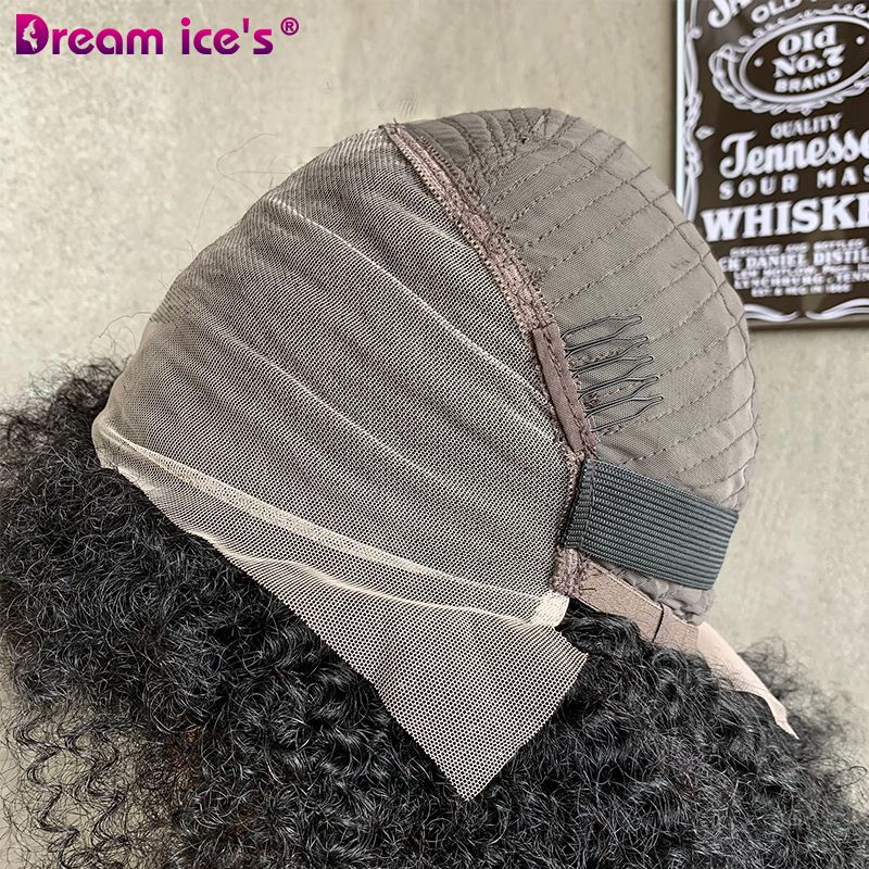 African Explosion Head Mixed Front Lace Wig 13*4 Lace Frontal Wig