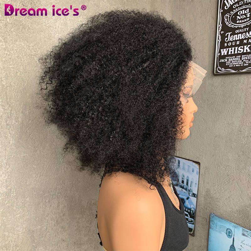 African Explosion Head Mixed Front Lace Wig 13*4 Lace Frontal Wig