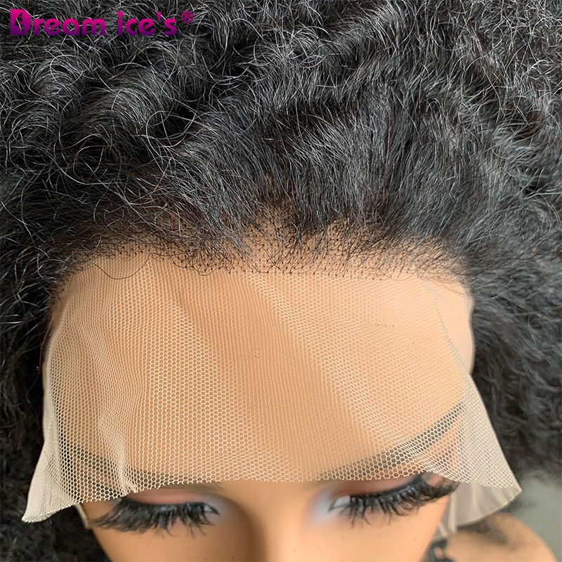 African Explosion Head Mixed Front Lace Wig 13*4 Lace Frontal Wig