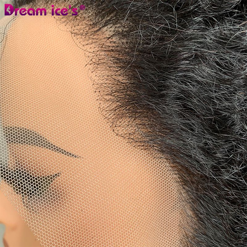 African Explosion Head Mixed Front Lace Wig 13*4 Lace Frontal Wig