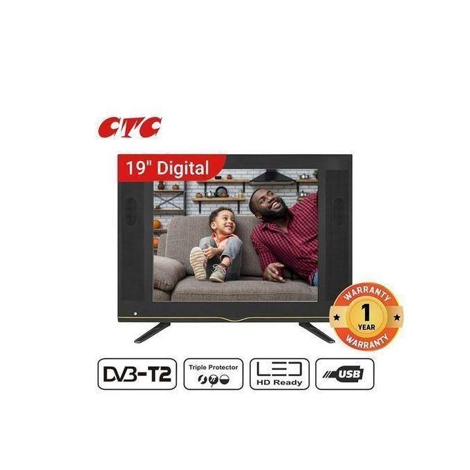 CTC LED TV 19 Inch Digital HD LED TV - Black
