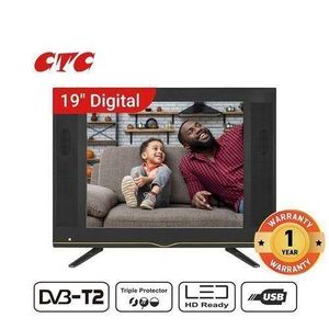 CTC LED TV 19 Inch Digital HD LED TV - Black
