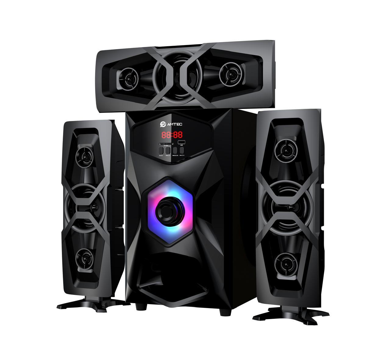 Amtec AM-307 3.1 Bluetooth Sub-woofer 12000Watts (1YR WRTY)
