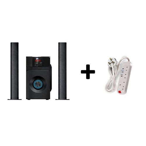 Amtec AM-01 EXTRA BASS SUB WOOFER SOUND SYSTEM FM/BT/USB/SD 20000W PMPO + FREE EXTENSION