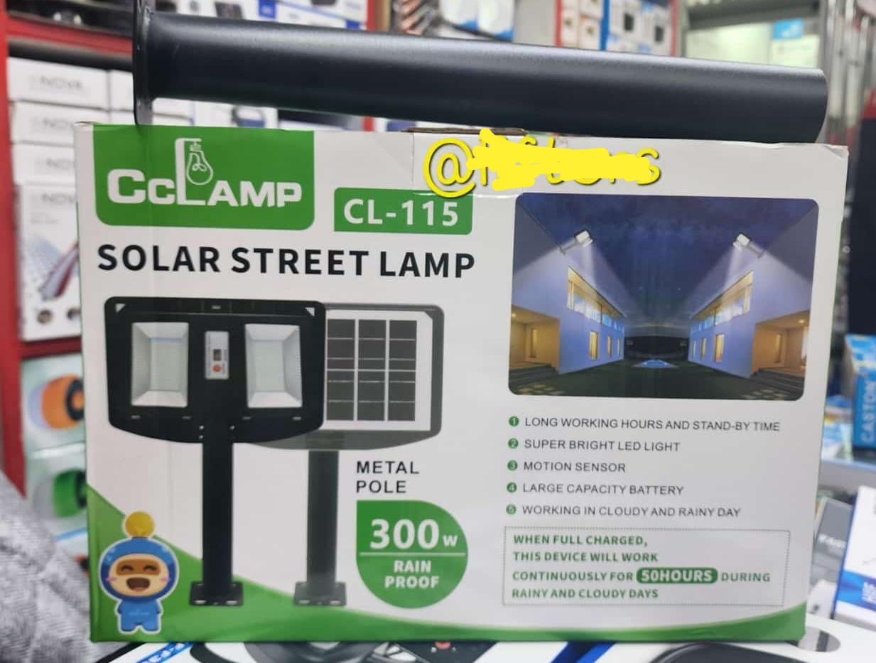 Solar Light 300 WATTS SUPER BRIGHT FLOOD LIGHT  Solar charging control system, independent solar power generation system, high energy conversion, normal charging in cloudy and rainy days, improve char